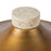 Kuzco Hagen 12" Brass Dimmable LED Table Lamp, Vintage Brass