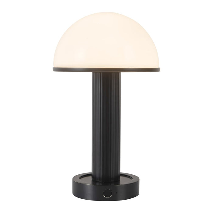 Kuzco Vienna 9" Black Dimmable LED Table Lamp, Urban Brz/Opal - TL308305UBGO