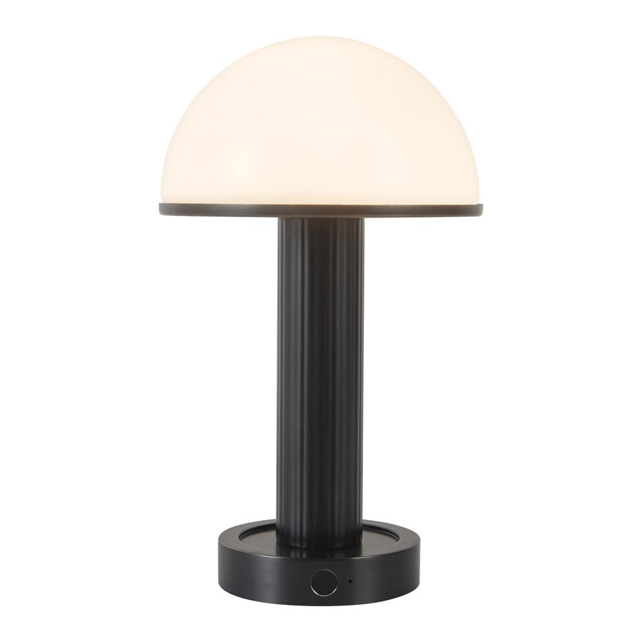 Kuzco Vienna 9" Black Dimmable LED Table Lamp, Urban Brz/Opal - TL308305UBGO