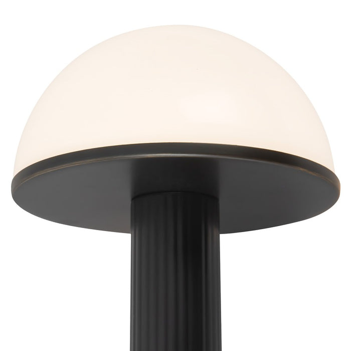 Kuzco Vienna 9" Black Dimmable LED Table Lamp, Urban Bronze/Opal