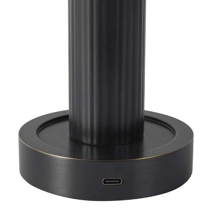 Kuzco Vienna 9" Black Dimmable LED Table Lamp, Urban Bronze
