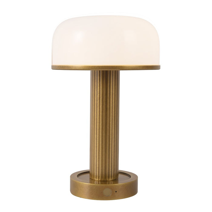 Kuzco Vienna 9" Brass Dimmable LED Table Lamp, Vintage Brass - TL308706VBGO