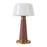 Kuzco Clemence 11" Red Dimmable LED Table Lamp, Burgundy