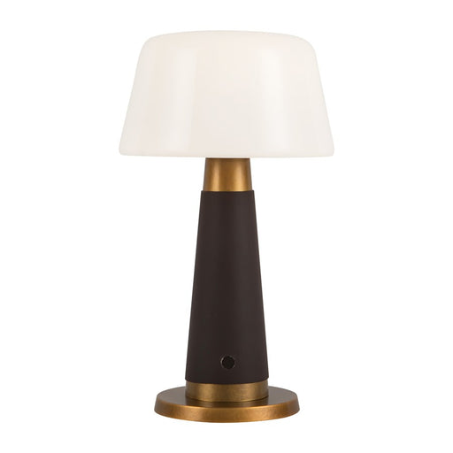 Kuzco Clemence 11" Brown Dim LED Table, Espresso Vegan Leather - TL314106EVL