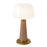 Kuzco Clemence 11" Red Dimmable LED Table Lamp, Peach