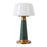 Kuzco Clemence 11" Green Dimmable LED Table Lamp, Pine Green
