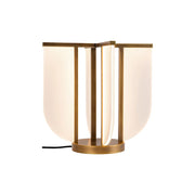 Alora Anders 15" Table Lamp, Vintage Brass - TL336815VB