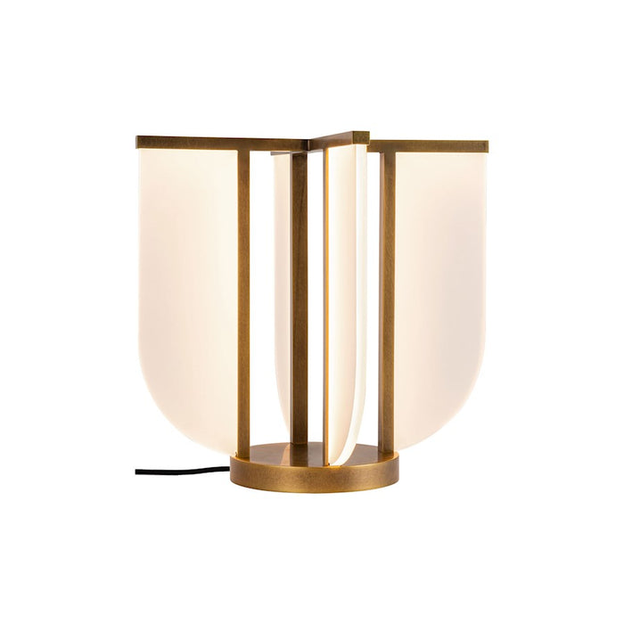 Alora Anders 15" Table Lamp, Vintage Brass - TL336815VB