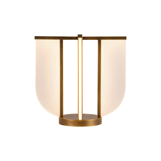 Alora Anders 15" Table Lamp, Vintage Brass