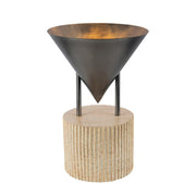 Kuzco Versus 15" Aged Steel Table Lamp, Aged Steel - TL341015STA