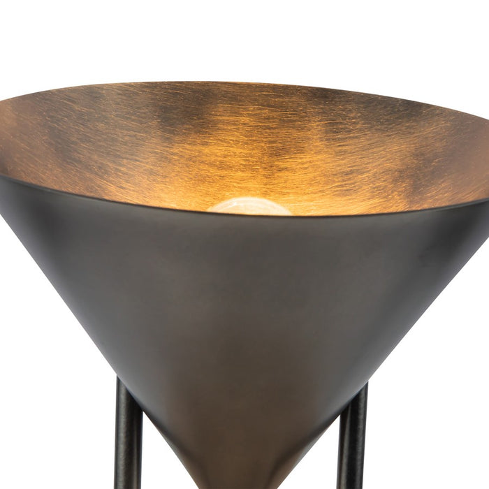Kuzco Versus 15" Aged Steel Table Lamp, Aged Steel