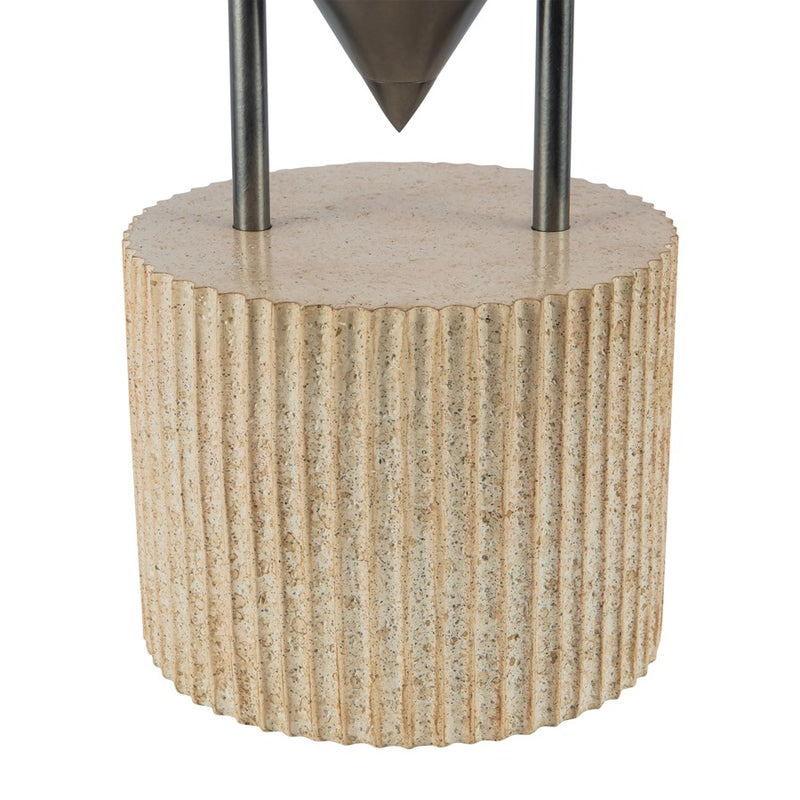 Kuzco Versus 15" Aged Steel Table Lamp, Aged Steel