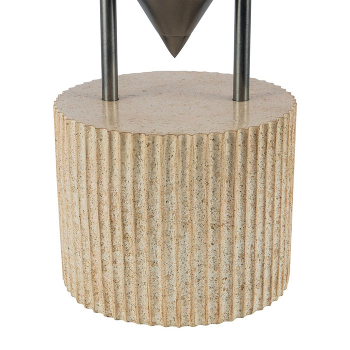 Kuzco Versus 15" Aged Steel Table Lamp, Aged Steel