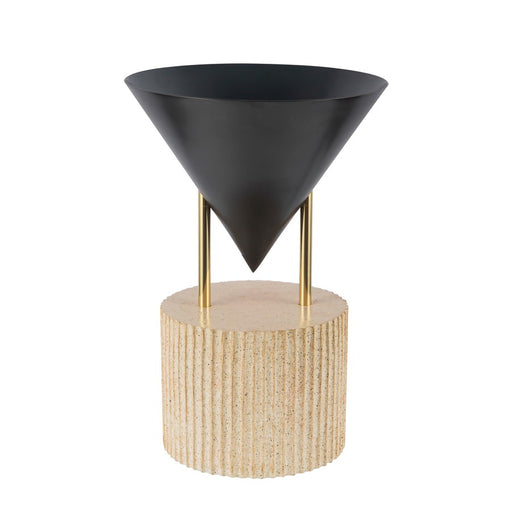 Kuzco Versus 15" Black Table Lamp, Urban Bronze