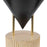 Kuzco Versus 15" Black Table Lamp, Urban Bronze