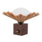 Kuzco Furrow 9" Red Table Lamp, Peach