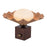 Kuzco Furrow 9" Red Table Lamp, Peach
