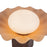 Kuzco Furrow 9" Red Table Lamp, Peach
