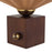 Kuzco Furrow 9" Red Table Lamp, Peach