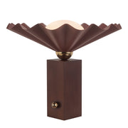 Kuzco Furrow 14" Red Table Lamp, Burgundy - TL354116BGD