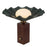 Kuzco Furrow 14" Green Table Lamp, Pine Green