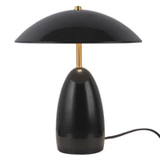 Kuzco Poppy 12" Blk Dim LED Table Lamp, Glossy Blk - TL437012GBK