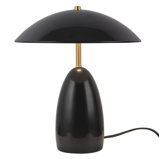 Kuzco Poppy 12" Blk Dim LED Table Lamp, Glossy Blk - TL437012GBK