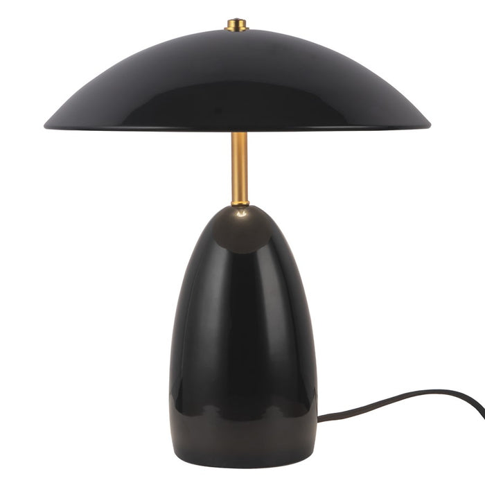Kuzco Poppy 12" Blk Dim LED Table Lamp, Glossy Blk - TL437012GBK