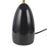 Kuzco Poppy 12" Black Dimmable LED Table Lamp, Glossy Black