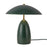 Kuzco Poppy 12" LED Table Lamp, Pine Green/Steel Shade - TL437012PGN