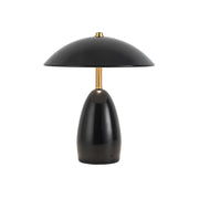 Kuzco Poppy 9" Blk Dim LED Table Lamp, Glossy Blk - TL437409GBK