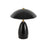 Kuzco Poppy 9" Black Dimmable LED Table Lamp, Glossy Black