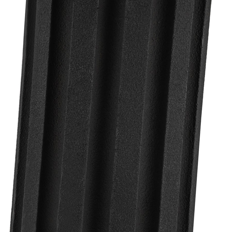Kuzco Ono 20" Socket Table Lamp, Matte Black/White Cotton Shade