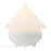 Kuzco Rowan 17" Wht Table Lamp, Antique Wht/White Linen - TL453017AWWL