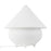 Kuzco Rowan 17" Wht Table Lamp, Antique Wht/White Linen