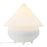 Kuzco Rowan 17" Wht Table Lamp, Antique Wht/White Linen