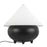 Kuzco Rowan 17" Black Table Lamp, Matte Black/White Linen