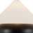 Kuzco Rowan 17" Black Table Lamp, Matte Black/White Linen
