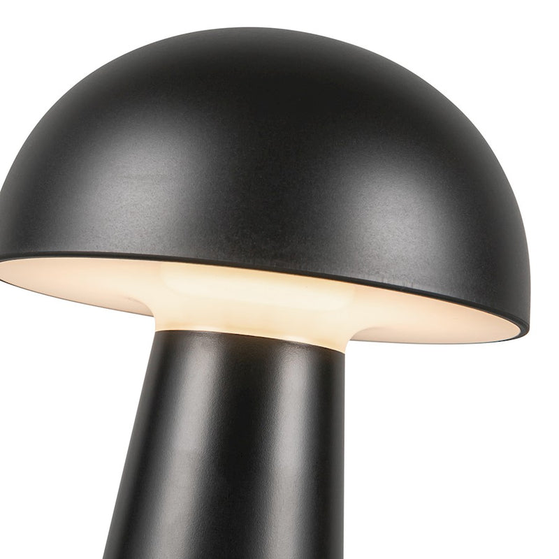 Kuzco Asher 8" Table Lamp, Black