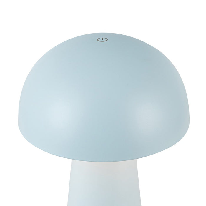 Kuzco Asher 8" Table Lamp, Sky Blue