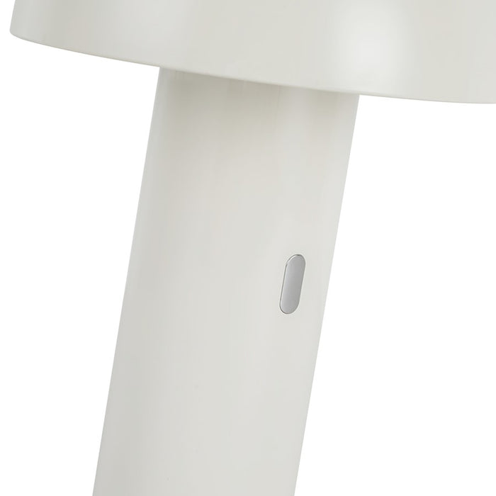 Kuzco Setas 10" Table Lamp, Cream