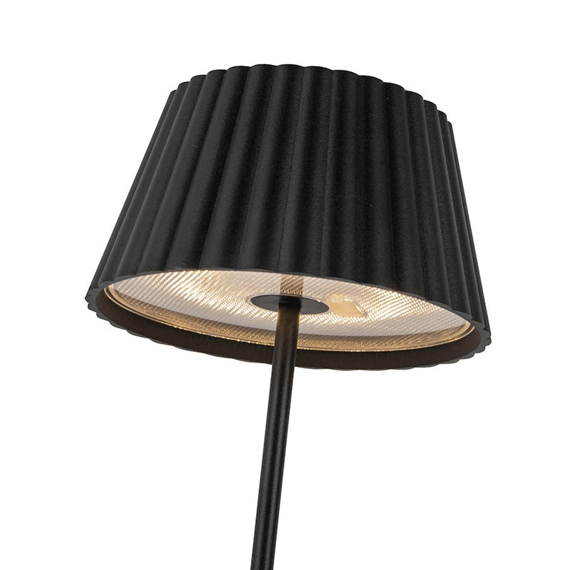 Kuzco Dario 14" Table Lamp, Black