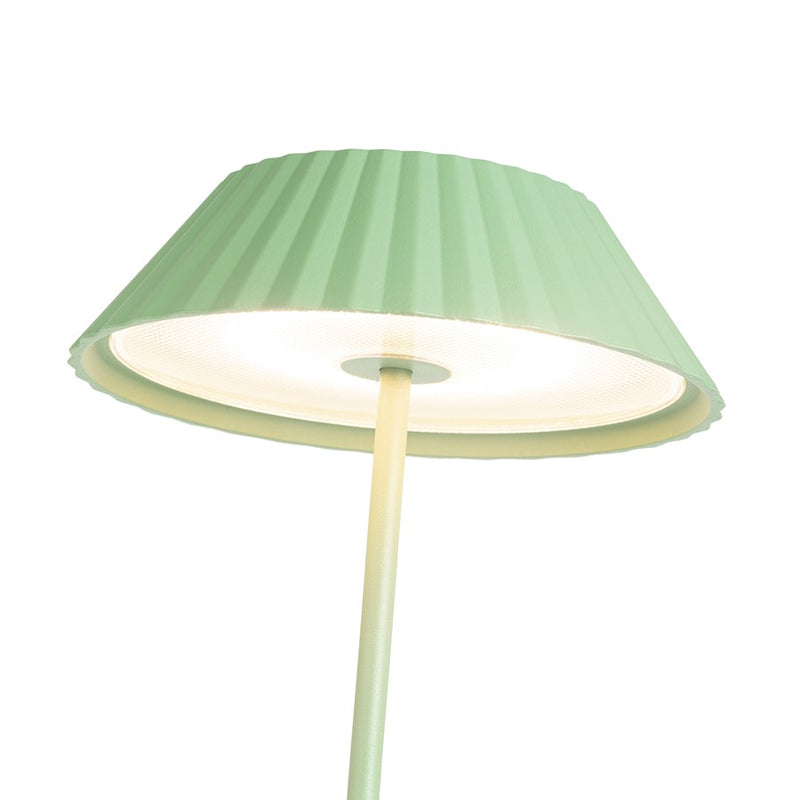 Kuzco Pela 14" Table Lamp, Sage Green