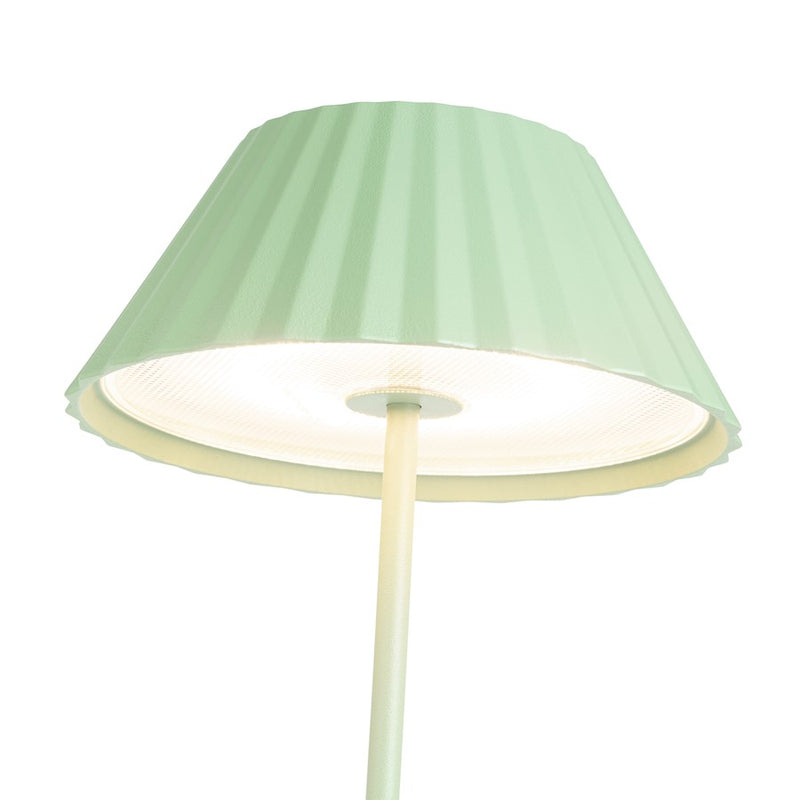 Kuzco Zola 14" Table Lamp, Sage Green