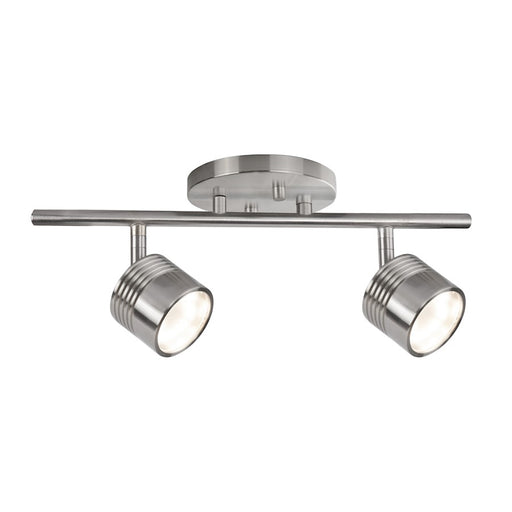 Kuzco Lyra 15in 1-Light LED Track Light | Brushed Nickel and Frosted Glass | Kitchen & Accent Lighting | 15 x 4.88 x 5.75 in | Model TR10015-BN