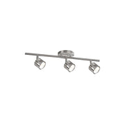 Kuzco Lyra 22in 1-Light Track Light | Modern Brushed Nickel and Diffusive Glass Lens | Kitchen & Living Room Accent | 1200lm 3000K | Model TR10022-BN