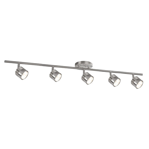Kuzco Lyra 36in 1-Light Track Light | Modern Brushed Nickel and Diffusive Glass Lens | Living Room & Kitchen Accent | Model TR10036-BN