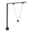 Kuzco Faria Dbl 3" Black Dimmable LED Trilo Wall Kit 3000K, BK - TR1W-P27203-BK