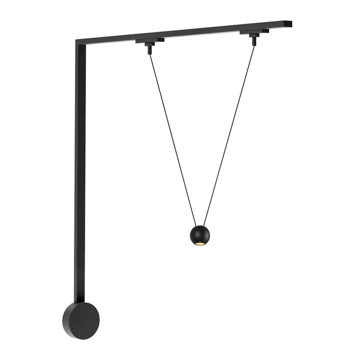 Kuzco Faria Dbl 3" Black Dimmable LED Trilo Wall Kit 3000K, BK - TR1W-P27203-BK