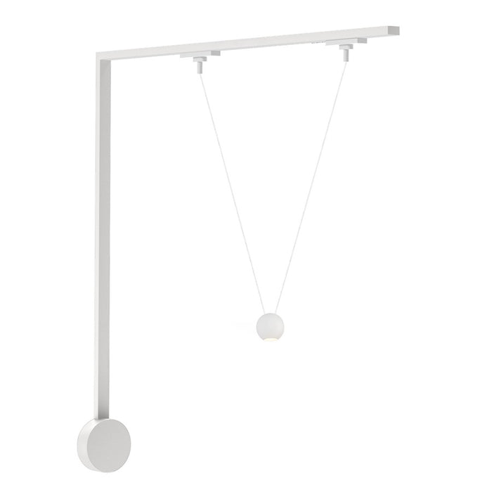 Kuzco Faria Dbl 3" White Dimmable LED Trilo Wall Kit 3000K, WH - TR1W-P27203-WH